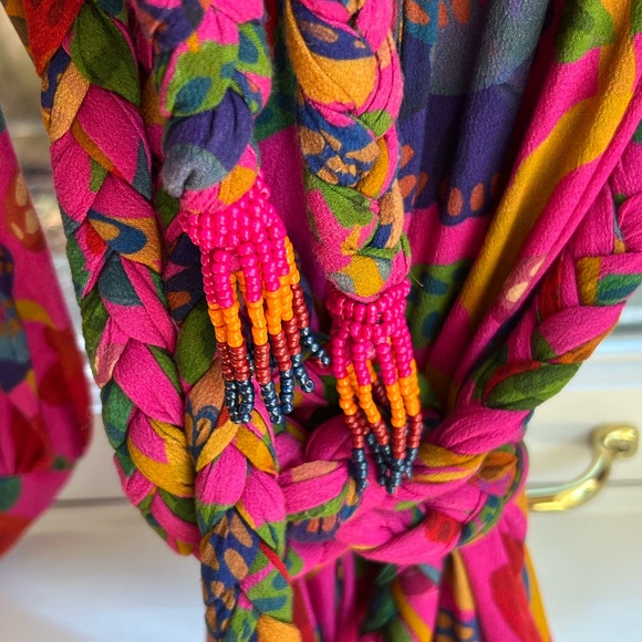 FARM Rio Pink and Green Patterned Dress - Picture 5 of 10